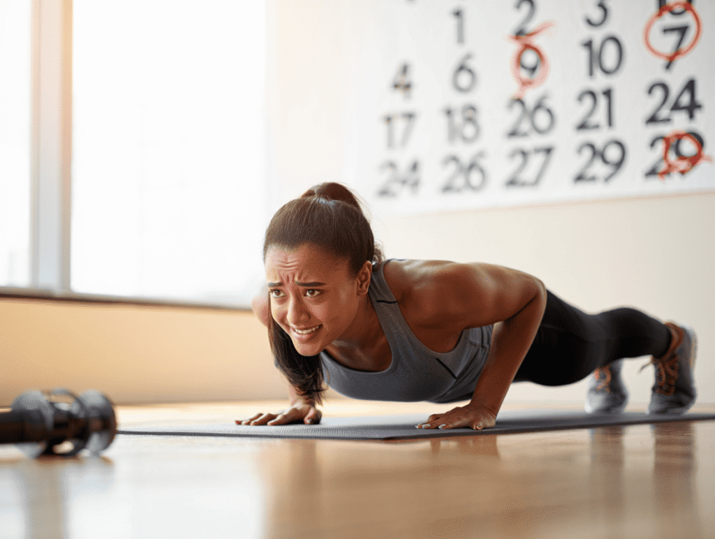 Mujer haciendo ejercicio